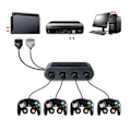 Miniatyrbild 3 av 3: GameCube-handkontrolladapter till USB Kompatibel med Switch/PC/Wii U 168