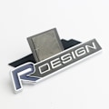 Miniatyrbillede 1 af 4: Volvo R Design Blå Sølv Grill Badge Xc60 V70