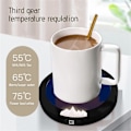 Miniatyrbild 2 av 5: Smarta kaffekoppsvärmare 10W Snabb Uppvärmning Med 3-stegs Temperaturkontroll Bärbar Koppvärmare 8h A
