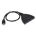 Miniatyrbilde 3 av 5: Svart 3 Port HDMI Multi-Monitor Auto Switching Hub Box Splitter 1080P HDTV Adapter