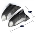 Miniatyrbilde 5 av 5: Bakspeildeksel for bil for 1' 2' 3' 4' F23 F31 GT X1 E84 F87 M2 I3 I3S 2012-2018
