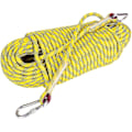 Miniatyrbild 3 av 5: 30m Klätterflyktrep 12mm Ripstop Räddningsrep Med 2 Karabiner För Utomhusvandring Bergsklättring Nödsituation Brand