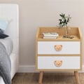 Miniatyrbillede 4 af 5: 15 stk Møbel Knapper, Træ Skuffe Knapper, Træ Skab Knapper, Bjørn Skuffe Knapper Til Børn, Kommode, Skuffer, Køkken