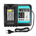 Miniatyrbillede 1 af 3: Makita oplader DC18RC uden skærm 14.4V-18V effekt 3A-Perfekt