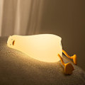 Miniatyrbillede 1 af 5: Flad And Natlampe, Bærbar LED Babylampe, USB Genopladeligt Batteri Silikone, Sød Værelses- og Soveværelsesindretning [E-mærket Energieffektivitet]