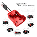 Miniatyrbillede 5 af 5: 2-pak strømhjulsadapter til Milwaukee M18 batteriadapter