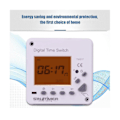 Miniatyrbilde 4 av 5: Tm617-1 Intelligent Bakgrunnsbelyst Skjerm Tidskontroll Bryter Timer Panel