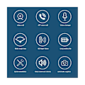 Miniatyrbild 5 av 5: Tuya Trådlös Videodörrklocka Wifi 2.4g Digital Video Intercom Vattentät Elektronisk Dörrvakt 1080p H