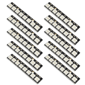 Miniatyrbillede 3 af 5: 10 stk. 8-bit WS2812 5050 RGB LED med indbygget fuldfarve-drevet udviklingskort