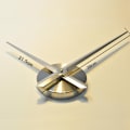 Miniatyrbild 5 av 8: Large Quartz Mechanism Clock s Hands DIY Large Wall Clock Access Gold One Size