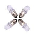 Miniatyrbilde 3 av 5: 5 stk E10 LED-pære DC 3V 4,5V Instrumentpæreindikatorlampe Fla warm white DC3V