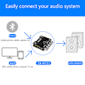 Miniatyrbild 4 av 8: 1st ZK-MT21 2x50W+100W 2.1 Channel Bluetooth 5.0 Subwoofer Digi Black 1pc