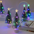 Miniatyrbild 2 av 8: Lysande minijulgranar Vackra små konstgjorda Xmas T A one size