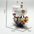 Miniatyrbild 2 av 8: One Piece TUSEN SOLIG Piratskepp modell leksak monterad kollek 1 one size