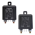 Miniatyrbillede 5 af 5: Relæstart 200A 100A 12V/24V Power Automotive Heavy Current Black 12V 100A