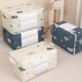 Miniatyrbild 5 av 7: Quilt Förvaringsväska Kläder Sängväskor Polyestertyg Dustpr Beige S