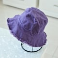 Pikkukuva 1 / 5: Print Bucket Cap Miehet Naiset Unisex Banana Hat Bob Caps Hei Purple One Size