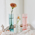 Pikkukuva 4 / 5: Nordic Glass Maljakko Pienet Lasimaljakot Kukka-asetelma Etusivu Gla Transparent 17*4cm