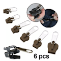 Miniatyrbild 6 av 8: 6st Zipper Repair Kit Universal Instant Zipper Repair Replacem A 6PCS