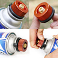 Miniatyrbillede 4 af 5: Udendørs Camping Vandreture Komfur Adapter Konvertering Split Type Gas Orange One Size
