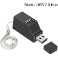 Miniatyrbillede 1 af 5: Trådløs USB 3.0 HUB Adapter Extender Mini Splitter Box 3 Porte Balck USB 2.0