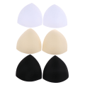 Pikkukuva 4 / 5: Triangle Women Bikini Rintapehmusteet Sienivaahtomuovirintaliivit Ch White 1pair