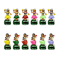 Miniatyrbillede 7 af 8: Bilindretning Dansende dukke Solar Power Legetøj Hawaiian Hula Girl Shaki C one size