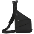 Miniatyrbilde 1 av 5: Man Vanntett Personlig Skulderlomme Brystveske Cross body sl Black L
