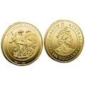 Miniatyrbillede 4 af 6: Forgyldt australsk kænguru 1OZ Elizabeth II Australien Souv A One Size
