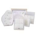 Pikkukuva 8 / 8: Epäsäännöllinen akryyli Nail Art Väärät kärjet Display Board Shelf Displ B ONESIZE