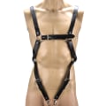 Miniatyrbilde 5 av 5: Menn Body Restraint Lær Sele Belter Stropper Seler Brac Black 80-100cm