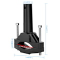 Pikkukuva 2 / 5: 2 kpl universal moottoripyörän puskurille Modified Hea Black 2Pcs