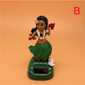 Miniatyrbillede 1 af 8: Bilindretning Dansende dukke Solar Power Legetøj Hawaiian Hula Girl Shaki B one size