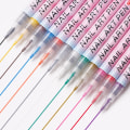 Miniatyrbillede 4 af 8: Nail Art Graffiti Pen UV Gel Polish Vandtæt Tegning Maleri Pink one size