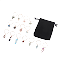 Miniatyrbillede 2 af 5: 15 stk Vinglas Charms Markers Tags Identifikation Wine Bachel Onesize
