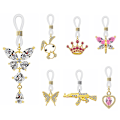 Miniatyrbild 3 av 5: 1 st Sexig tofs Crystal Butterfly hängsmycke Nippel Ring for Wom Multicolor A8