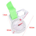 Pikkukuva 5 / 5: Thumb Compass Elite Compass -suunnistuskompassi kannettava C White