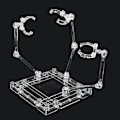 Pikkukuva 8 / 8: Kolmipäinen Soul-näyttöteline HG1/144-mallille Ha A 1set
