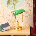 Miniatyrbillede 6 af 8: 1:12 Dukkehus Miniature Skrivebordslampe LED Lampe Grønt Postbud Lys Green one size