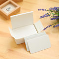 Miniatyrbilde 1 av 5: 100 stk Spillekort Blank Hard Paper Card Paper DIY brettspill White