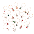 Pikkukuva 6 / 8: 20 kpl Jouluviinilasimerkit Holiday Drink Marker Charms A Onesize