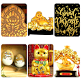 Pikkukuva 5 / 8: 100 ml Gold Paint Metallinen akryylimaali Red onesize