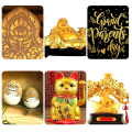 Pikkukuva 5 / 8: 100 ml Gold Paint Metallinen akryylimaali Silver onesize