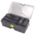Miniatyrbillede 7 af 8: Grå Farve Dobbelt Layer Road Sub Box Pp Materiale Bait Accessor black one size