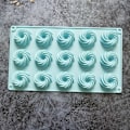 Miniatyrbillede 7 af 8: 15 Huller Spiralform Silikone Kageform Mousse Dessertbagning Pink onesize