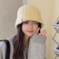 Miniatyrbild 3 av 8: Dam Vinterhattar Bucket Hattar Mjuk Lamm Plysch Mjuk Varm Fisherm Beige one size