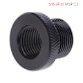 Pikkukuva 1 / 5: 5/8-24 - 1/2-20 - M14 auton polttoaineensuodattimen piipun kierteen sovitin f Black 5/8-24 to M14*1.5