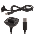 Miniatyrbillede 2 af 5: Trådløs gamepad-adapter USB-modtager til Xbox 360-controller Black