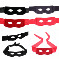 Miniatyrbilde 3 av 5: Bandit Zorro Masked Man Eye Mask for Theme Party Masquerade Cos black