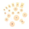 Miniatyrbild 1 av 8: 20 st/ set watch reparationsverktyg watch framtill bakre case Cover Skruv P 20pcs one size